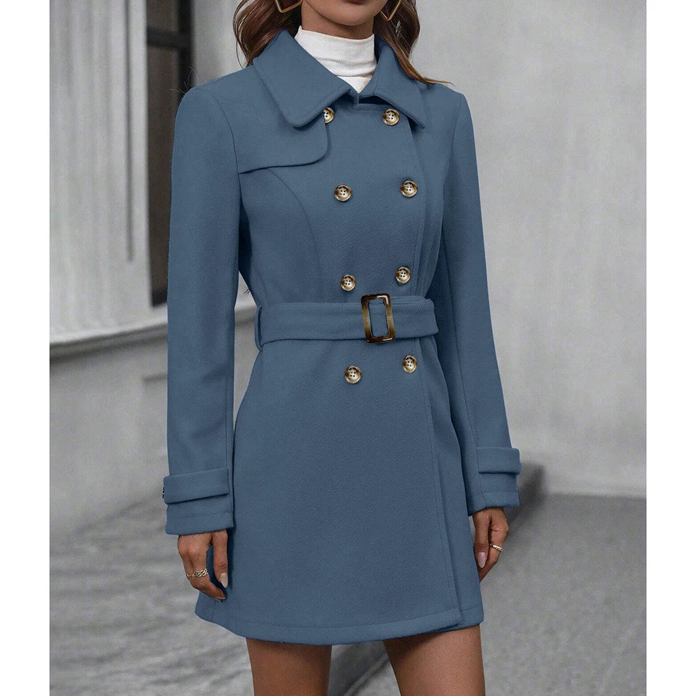 Carina™ | Elegant Trenchcoat för den Moderna Kvinnan