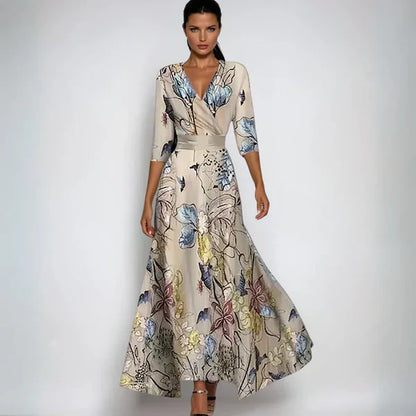 Adriana – Klänning med eleganta ärmar