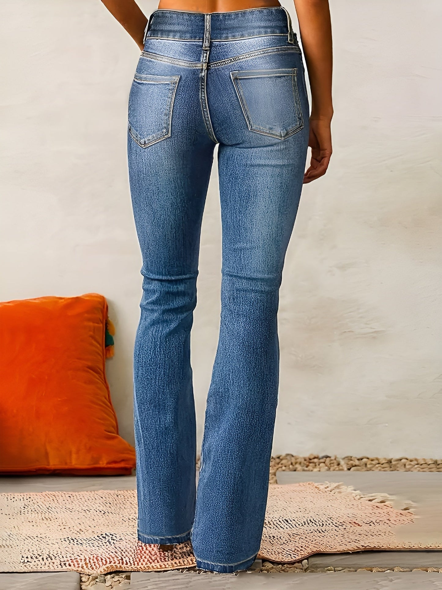 Alana™ | Ditt Perfekta High Waist Jeans för Alla Tillfällen