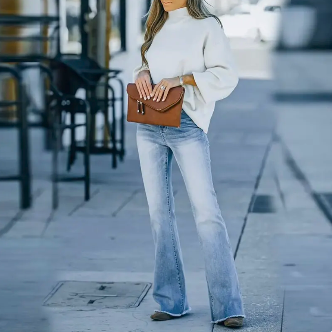Sumanna™ | Bekväma utsvängda jeans med vintageelegans