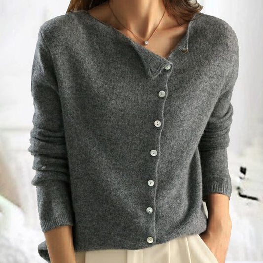 Emilia™ | Elegant Stickad Kofta – Varm, Stilren & Tidlös