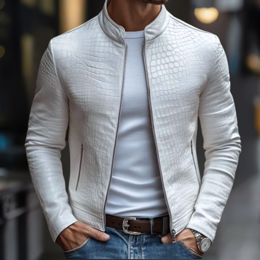 Oliver™ | Lyxig Blazer med Elegant Python-Design