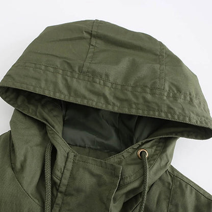Clara™ | Lättviktig Vind- &amp; Vattentät Outdoorjacka med Huva