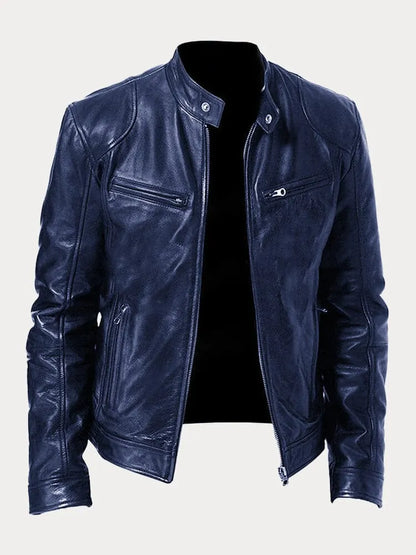 Victor™ | Casual Läderjacka