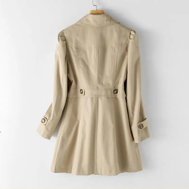 Laurian™ | Lätt Lyx i en Tidlös Trenchcoat