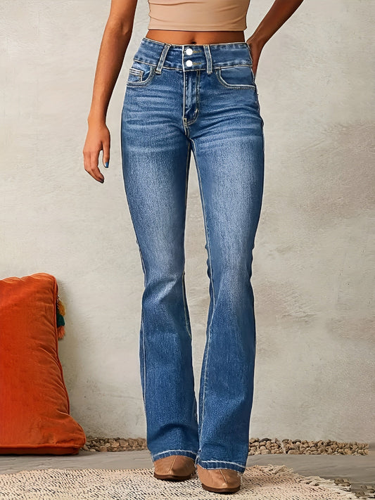 Alana™ | Ditt Perfekta High Waist Jeans för Alla Tillfällen