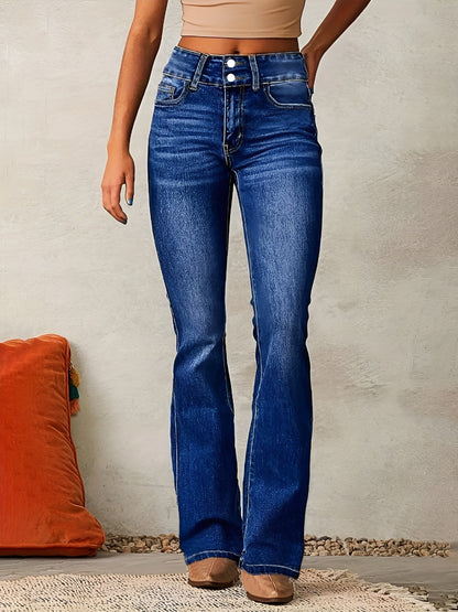 Alana™ | Ditt Perfekta High Waist Jeans för Alla Tillfällen